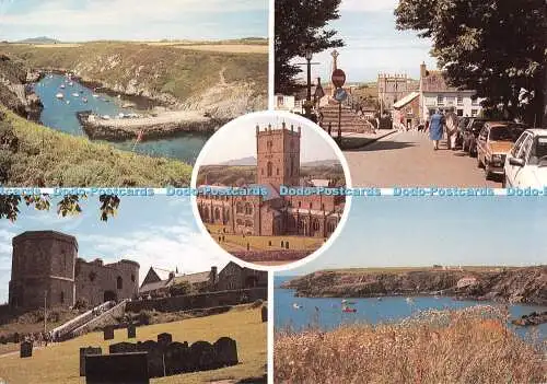 D109810 Pembrokeshire. St. David. Der Glockenturm. Pembrokeshire Eye Postkarten. M