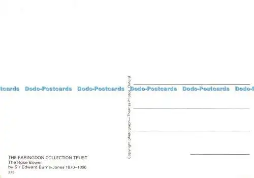D109826 The Faringdon Collection Trust. Die Rosenlaube. Sir Edward Burne. Thomas