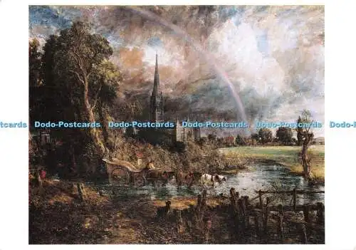 D113005 The National Gallery. Kathedrale von Salisbury aus den Wiesen. Constable. J