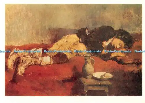 D111305 Leningrad. Die Eremitage. Savoyard Sleeping. Aurora Art Publishers. UdSSR