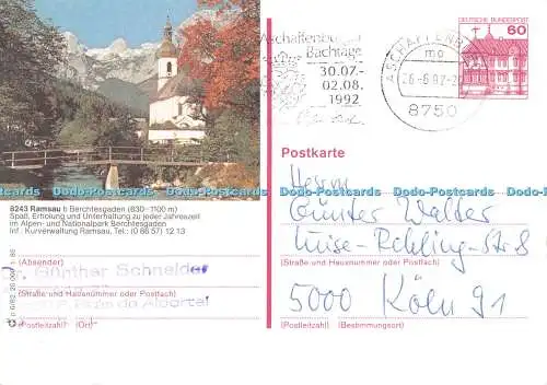 D116524 Ramsau. b Berchtesgaden. Postkarte