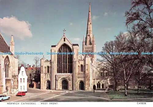 D116529 Kathedrale von Norwich. Westfront. Richter. C. 4085. X