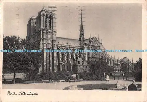 D113066 Paris. Notre Dame. Gani. Fotovelours. 1939