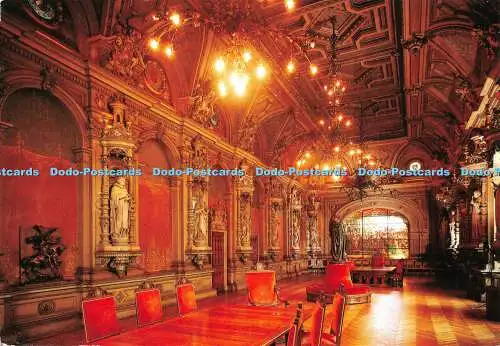 D111382 Normandie. Palais Benedictine. Salle des Abbes. Magier. P. Libert