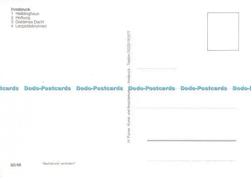 D116604 Innsbruck. Hofburg. H. Purner. Multi View