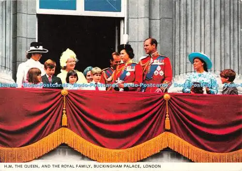 D113114 London. H. M. Die Königin und die königliche Familie. Buckingham Palace. Foto P