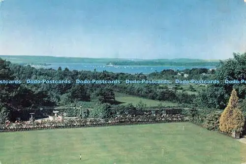 D116647 Bournemouth. Blick auf den Hafen von Poole. Von Campton Acres. Henbest. J. Etch