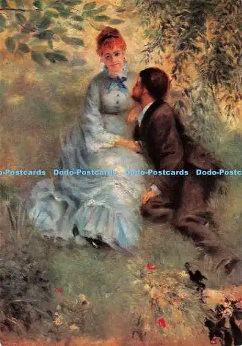 D114459 Prag. Nationalgalerie. The Lovers. Auguste Renoir. Wiechmann. S.P.A. D