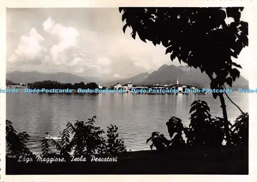 D111441 Lago Maggiore. Isola Pescatori. Bromostampa. Foto Capucci. Stresa. RP