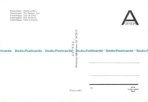 D116676 Kopenhagen. Die Hafenrundfahrt. Agenda