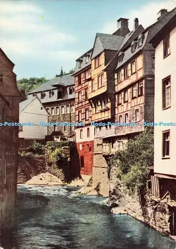 D114486 Monschau Eifel. Partie an der Rur. Hermann Weiss