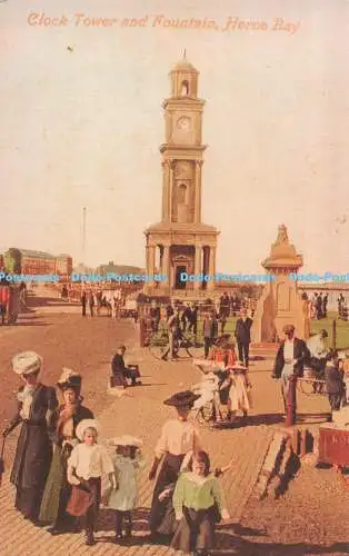 D118029 Herne Bay. Uhrturm und Brunnen. Gedankenfabrik. Nr. 84. Kreuzung