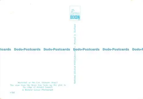 D113198 Argyll. Wasserfall auf der Coe. Glencoe. J. Arthur Dixon