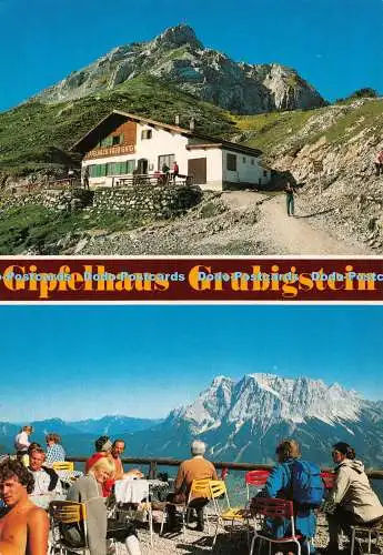 D118063 Gipfelhaus Grubigstein. Lermoos. Tirol. Risch Lau. Osterreich Sommerfris