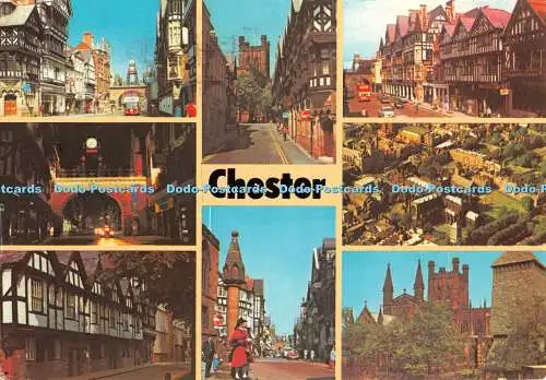 D116717 Chester. Eastgate. Fotopräzision. Colourmaster International. Airviews