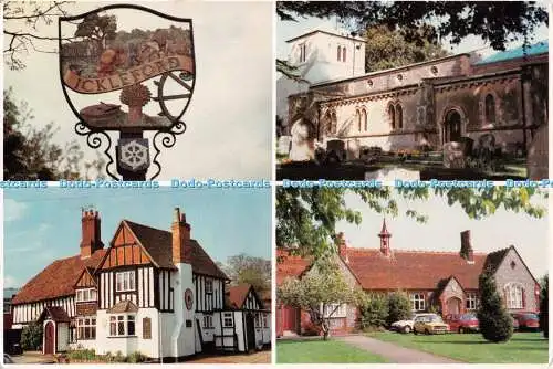 D116723 Ickleford. Multi View. Postkarte