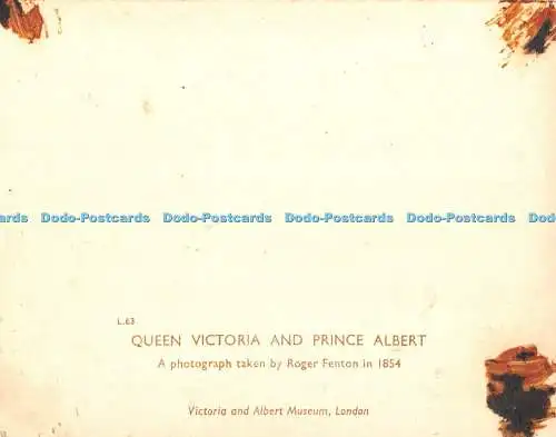 D111509 London. Victoria and Albert Museum. Queen Victoria und Prinz Albert. Ro