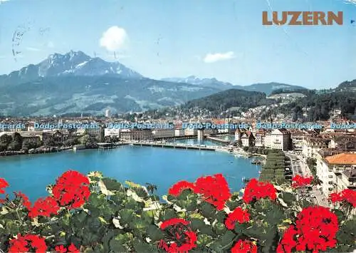 D113218 Luzern. Mit Pilatus. Karl Engelberger. Nr. 8266