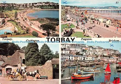 D116733 Torbay. Torquay. Neill Metcalfe. Europa Karten. Multi View