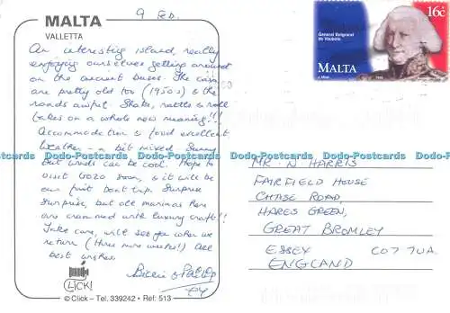 D114543 Malta. Valletta. klicken. 2000