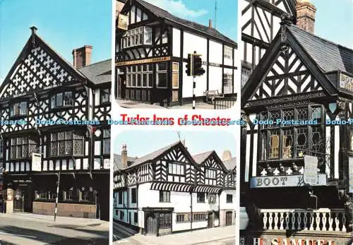 D114601 Tudor Inns of Chester. Dennis. Multi View