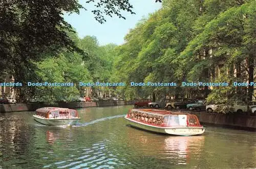 D113301 Amsterdam. Holland. Herengracht Te sogenannte Golden Bend. Euro Farbe Auto