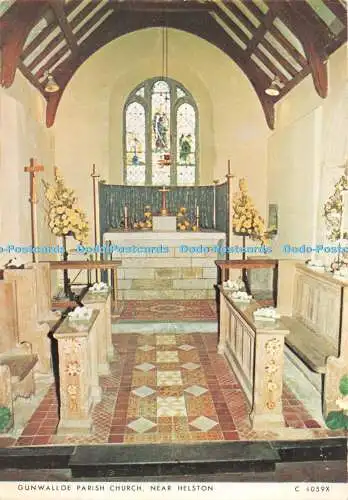 D118178 Gunwalloe Parish Church. In der Nähe von Helston. Richter. C. 1059. X