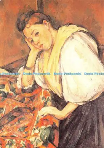 D111642 Das junge italienische Mädchen. Paul Cezanne