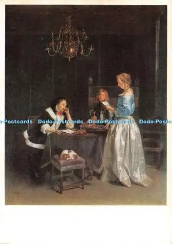 D111652 The Royal Collection. Der Brief. Gerard Ter Borch. Lund Humphries