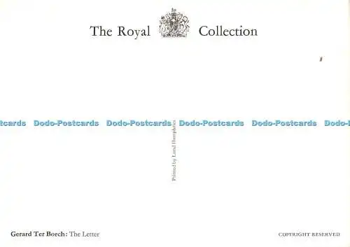 D111652 The Royal Collection. Der Brief. Gerard Ter Borch. Lund Humphries