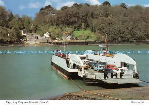 D114673 King Harry Ferry in der Nähe von Falmouth. Cornwall. Aeon Gill. Hinde