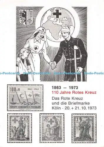 D111665 Jahre Rotes Kreuz. Das Rote Kreuz und Die Briefmarke. Internationaler P