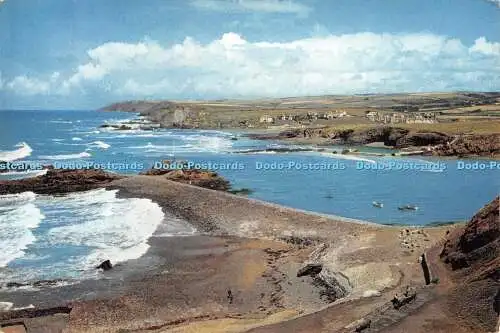 D116872 Cornwall. The Breakwater Bude. J. Arthur Dixon. 1964