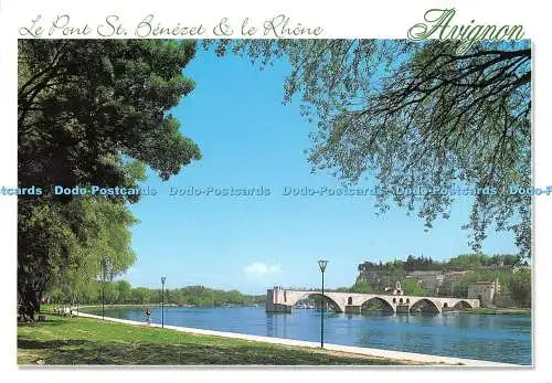 D113374 Avignon. Le Pont St. Beneret und Le Rhone. Ste Pec. Modele Depose. Pec