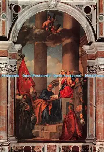 D111692 Venezia. Ste verherrlichte Maria von Frari. Altarstück von Tizian. S.A.R