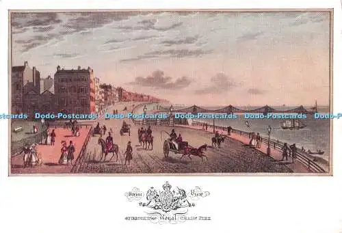 D113396 Brighton. Der Kettenpier und die Marineparade. J. Bruce. K. J. Bredon Books