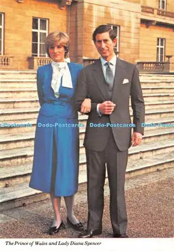 D118275 Der Prinz von Wales und Lady Diana Spencer. Fotopräzision. Colourmaste