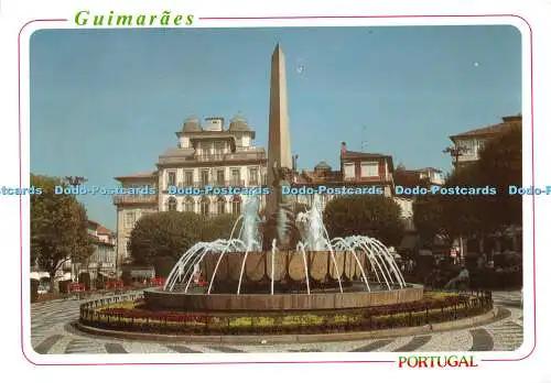 D116935 Portugal. Guimaraes. Toural Square. Ancora