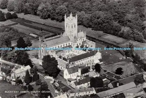 D116937 South Devon. Buckfast Abbey. Aerofilme und Aero Pictorial. RP