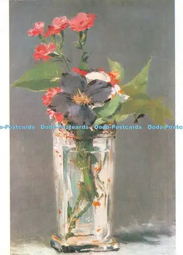 D111760 Paris. Musee d Orsay. Kristallvase mit Blumen. Edouard Manet