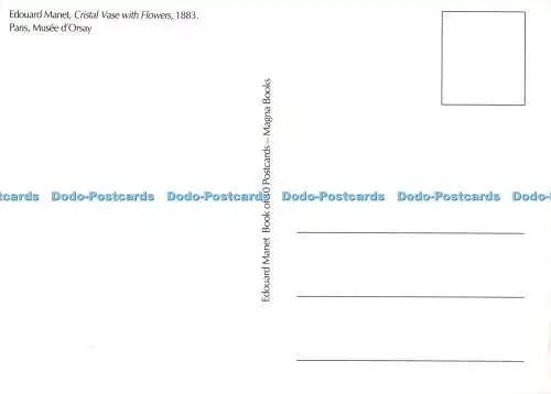 D111760 Paris. Musee d Orsay. Kristallvase mit Blumen. Edouard Manet