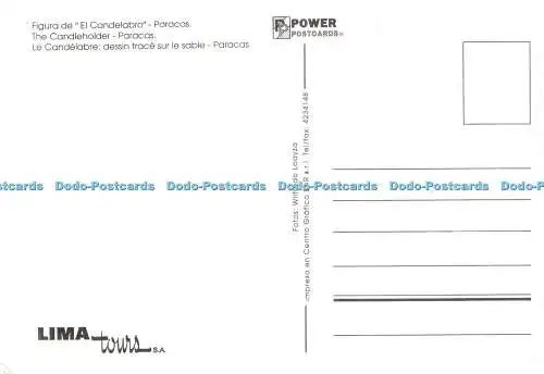 D114785 Kerzenhalter. Paracas. Lima Touren. Wilfredo Loayza. Power Postkarten