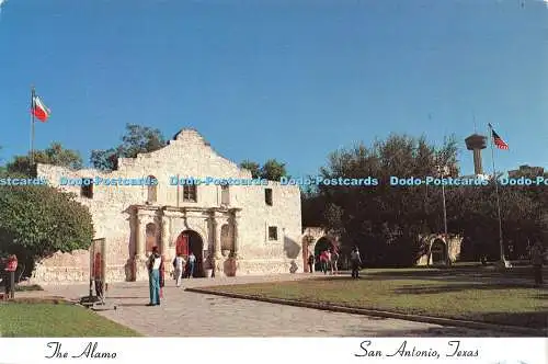 D116996 Texas. Der Alamo. San Antonio. Schulmart