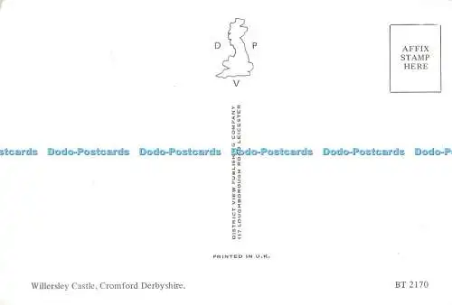 D117005 Willersley Castle. Cromford Derbyshire. District View Verlag