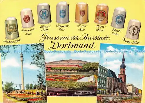 D113516 Gruss aus der Bierstadt. Dortmund. Multi View