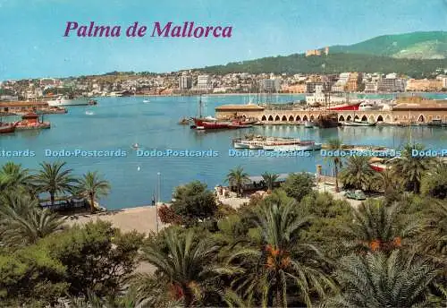 D117029 Palma de Mallorca. Balearen. Espana. Palma. Vista parcial del Puerto. Ed