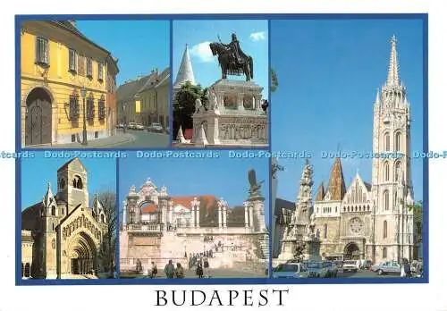 D113528 Budapest. Schloss. Pal Huber. Aus Ungarn. 1999. Multi View