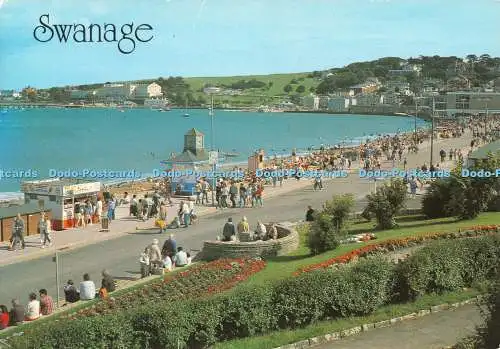 D117037 Swanage. Esplanade. Lachs