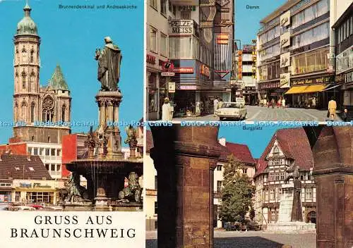 D117053 Gruss aus Braunschweig. Andres. Anco. Multi View