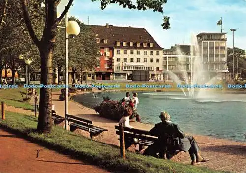 D114857 413. Moers. Königsee mit Blick auf königl. Hof. Krapohl. 1982